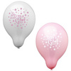 PAPSTAR Ballons de baudruche 'It's a Girl', rose / blanc