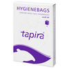 Tapira Sachet hygiénique en PE, non imprimé, blanc