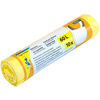 Peggy Perfect Sac poubelle HDPE, 60 litres, jaune
