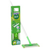 Swiffer Kit de démarrage balai, lingettes humides/sèches