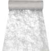 PAPSTAR Chemin de table / ruban décoratif 'Sizoflor', argent