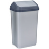 keeeper Poubelle 'swantje', 50 litres, argent / anthracite