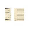 herlitz Intercalaires, A4, carton kraft, beige