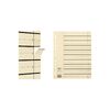 herlitz Intercalaires, A4, carton kraft, beige