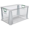 keeeper Boîte de rangement 'luis', 64 litres, transparent