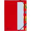 PAGNA trieur DESKORGANIZER Color, 12 poches, rouge