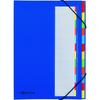 PAGNA trieur DESKORGANIZER Color, 12 poches, bleu