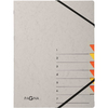 PAGNA Trieur 'Easy Grey', A4, 7 compartiments, gris / orange