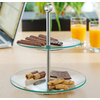 Esmeyer Présentoir à étages en verre 'COOKIE', 2 étages