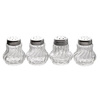 APS Mini salière/poivrière, set de 4, verre/acier inoxydable