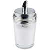 APS Sucrier doseur, avec tube doseur, acier inoxydable/verre