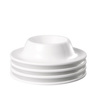 APS Coquetier EGGY, en mélamine, blanc, set de 4