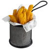 APS Panier de service pour friture SNACKHOLDER, 80 mm, noir