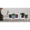 tera Pot de fleurs 'Andromeda', diamètre: 380 mm, fog grey
