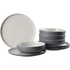 Ritzenhoff & Breker Service de table JASPER, 8 pièces, gris