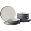 Ritzenhoff & Breker Service de table JASPER, 8 pièces, gris