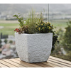 tera Cube à plantes 'Lithos 40', stone grey