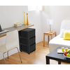 EDA Module de classement STONE, 3 tiroirs, PP, blanc