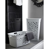 EDA Panier à linge ALMERIA, avec couvercle, 60 L, gris