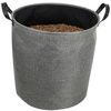 EDA Sac pellets, en feutre, 60 litres, gris foncé