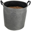 EDA Sac pellets, en feutre, 60 litres, gris foncé