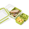 emsa Boîte pour goûter CLIP & GO, 0,55 L, transparent / vert