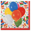 PAPSTAR Serviettes à motifs 'Lucky Balloons', 330 x 300 mm