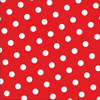 PAPSTAR Serviette à motif 'Dots', 330 x 330 mm, rouge