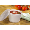 STARPAK Bol à soupe rond 'To Go', 350 ml, blanc