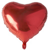 PAPSTAR Ballon en film 'Coeur', diamètre: 450 mm, rouge