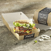 PAPSTAR Boîte à burger 'pure', dimensions: 90 x 155 x 155 mm