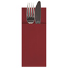 STARPAK Serviette pochette, pliage 1/8, par 100, bordeaux