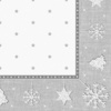 PAPSTAR Serviette à motif de Noël 'X-Mas', argent