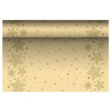 PAPSTAR Chemin de table pour Noël 'Christmas Shine', crème