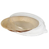 STARPAK Assiette en feuille de palmier avec couvercle, rond