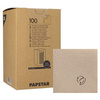 PAPSTAR Serviette cocktail 'PUNTO', 200 x 200 mm, naturel