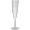 PAPSTAR Flûte à champagne réutilisable, 0,1 l, 10 pièces