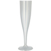 PAPSTAR Flûte à champagne réutilisable, 0,1 l, 10 pièces