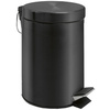 MOOR Poubelle cosmétique à pédale MELINDA, 3 litres, noir