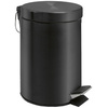 MOOR Poubelle cosmétique à pédale MELINDA, 3 litres, inox