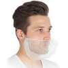 HYGOSTAR Couvre-barbe en PP non tissé, taille unique, blanc