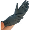 HYGOSTAR Gant nitrile EXTRA SAFE, M, sans poudre, noir