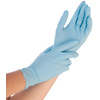 HYGOSTAR Gant nitrile CONTROL, L, poudré, bleu