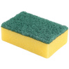 HYGOCLEAN Eponge, en mousse/non-tissé dur, jaune/vert