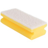 HYGOCLEAN Eponge Colour, non-tissé doux, jaune/blanc