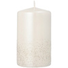 STARPAK Bougie cylindrique 'Safe Candle Fia', 60 mm, nacré