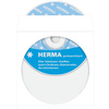 HERMA pochettes papier pour CD/DVD, avec fenêtre, blanc