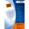 HERMA étui de poche, PP, 1 poche, 0,14 mm, transparent
