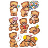 HERMA Stickers DECOR 'ours avec fleurs'