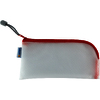 HERMA Pochette à fermeture à zip 'Mesh Bags', rouge